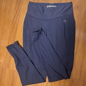 Horze Equestrian Leggings Breeches Womens Blue Slim Fit Riding Pant Size 26